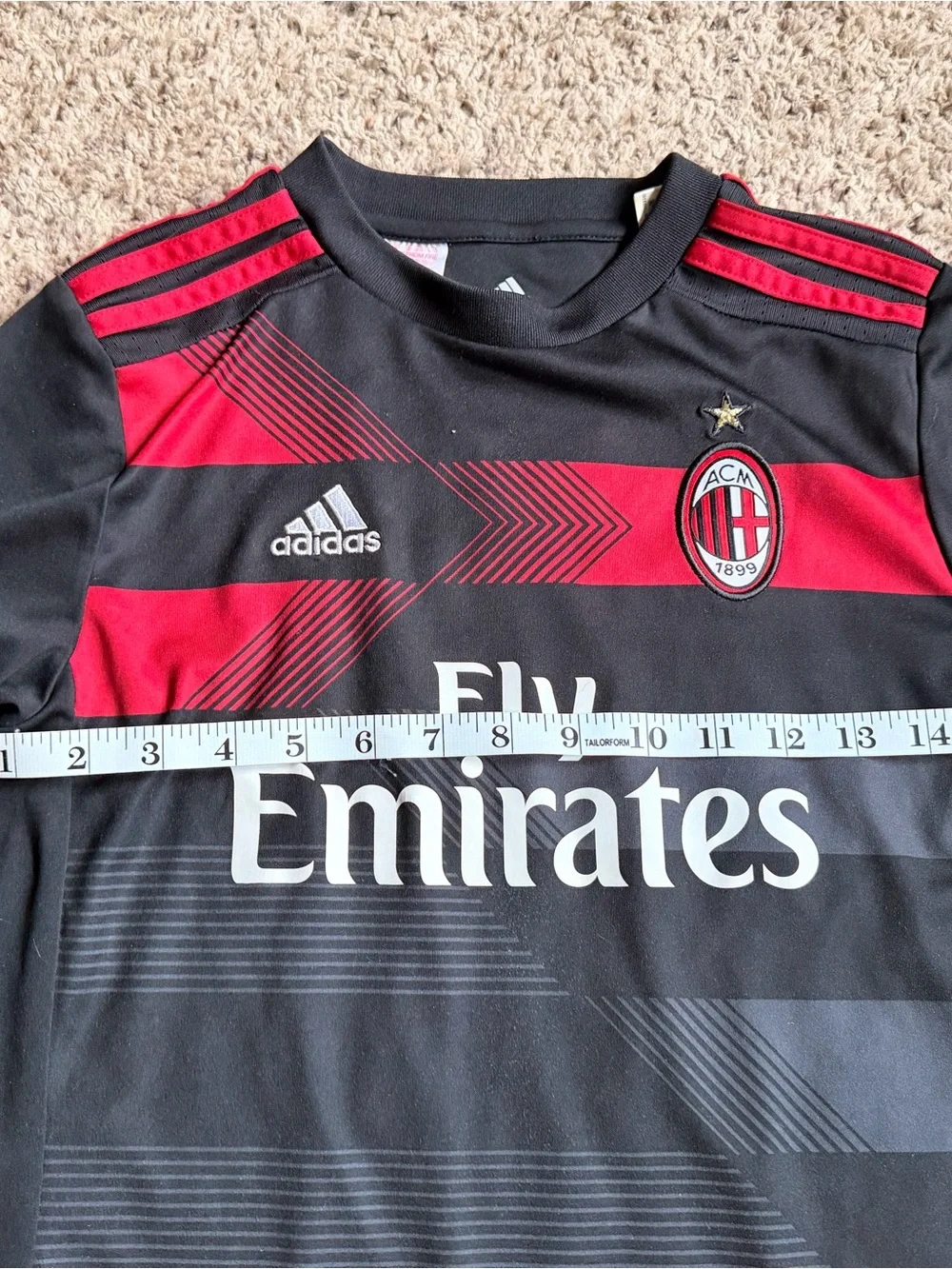 Adidas Climacool Jersey AC Milan Fly Emirates Youth Medium Italy